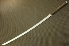 2014 Busse Combat American Butaniku Sword .26" White INFI, Textured Tan Canvas