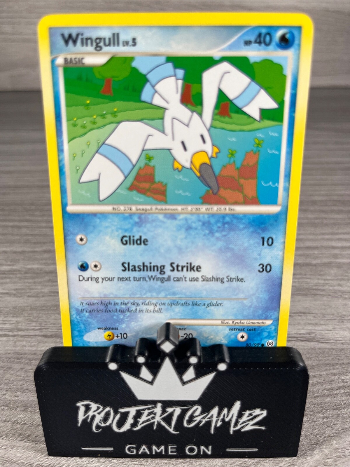 Wingull 80/99 Common Platinum Arceus Pokemon Trading Card TCG