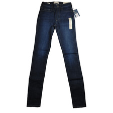 Universal Thread Womens Jeans High Rise Skinny Dark Blue 00 Long