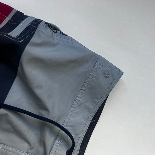 Volcom Lido Liney Mod Shorts Herren 34 rot, blau, schwarz gestreift Surf & Boardshorts - Bild 15 von 21