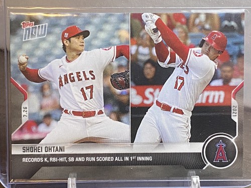 2021 Topps Now 556 Shohei Ohtani Los Angeles Angels MLB Milestone