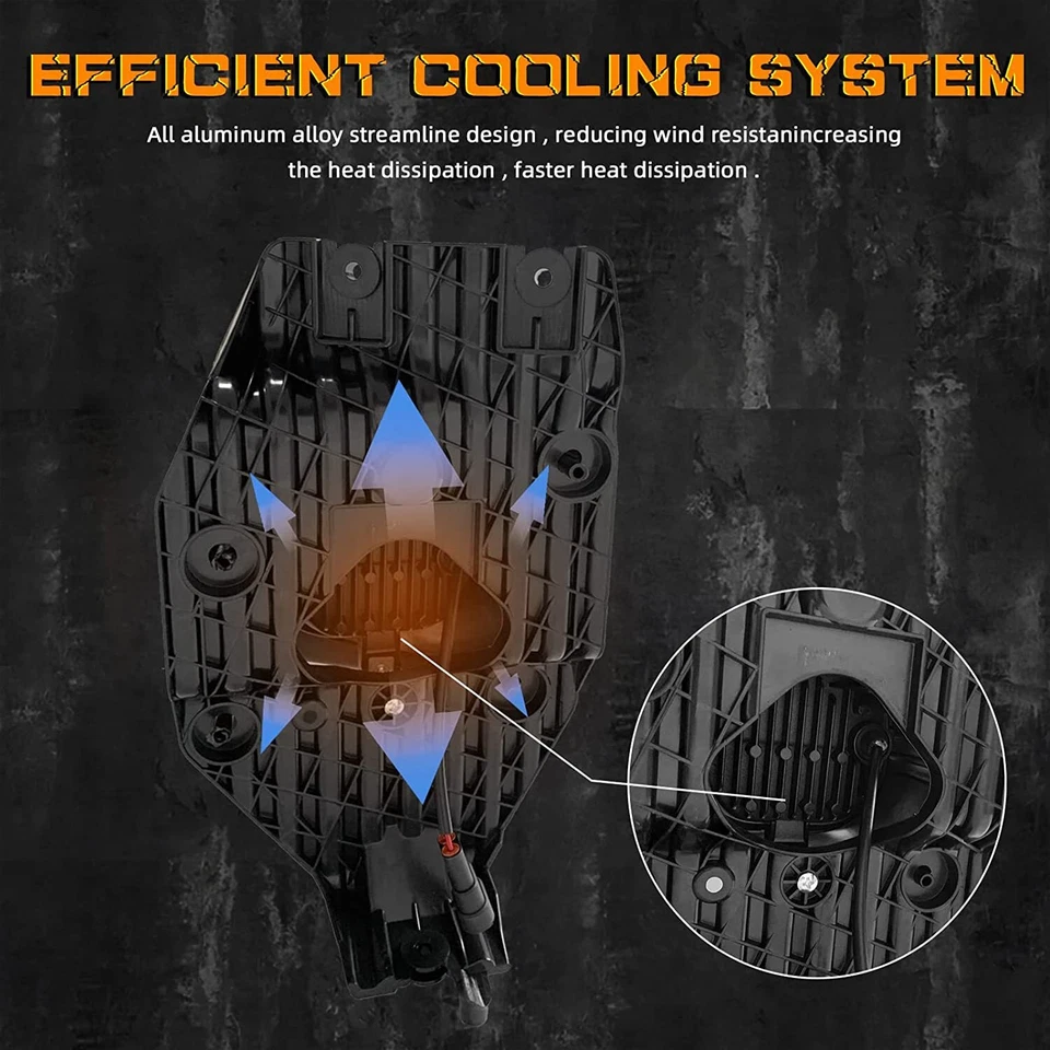 Pair For 2011-2016 Ford F-250 F-350 F-450 F-550 Super Duty LED Fog Lights Lamps — 第 2/4 张图片