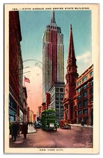 Fifth Avenue And Empire State Building