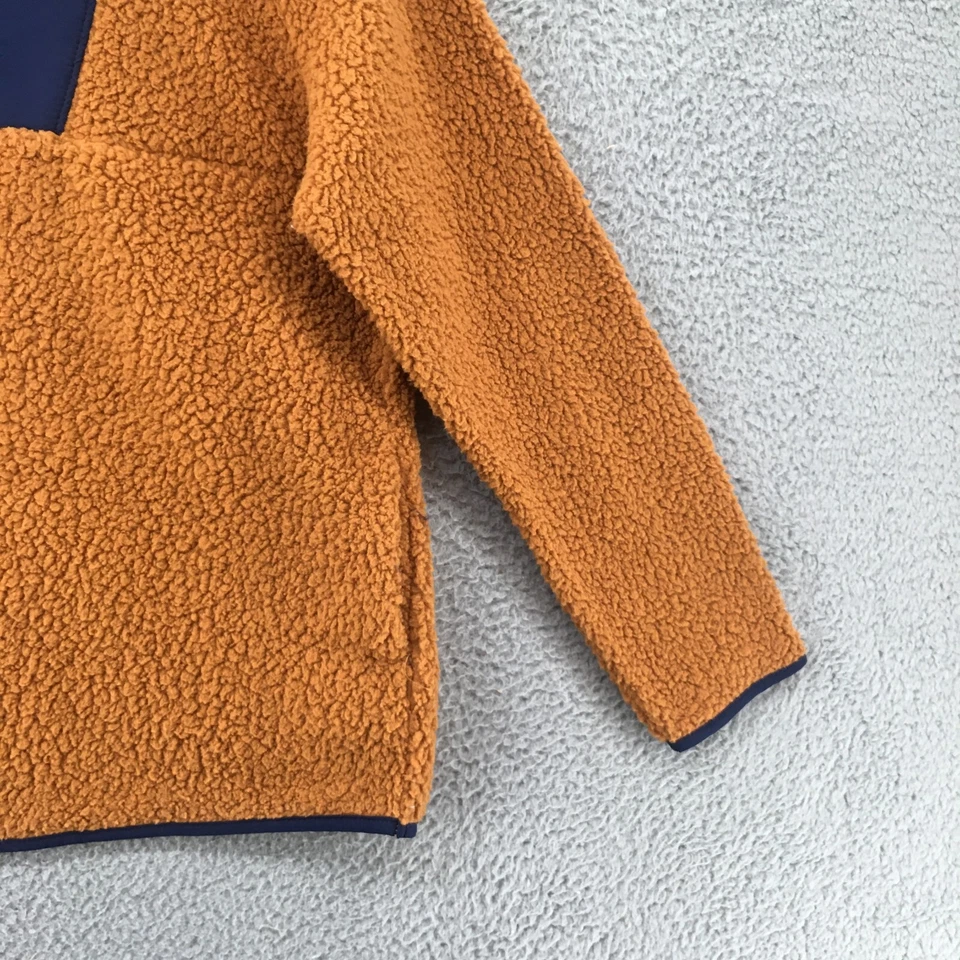 Suéter Pullover St Johns Bay Sherpa Para Mujer PS Petite Tostado Necana 1/4 Cremallera Foto 3 de 4