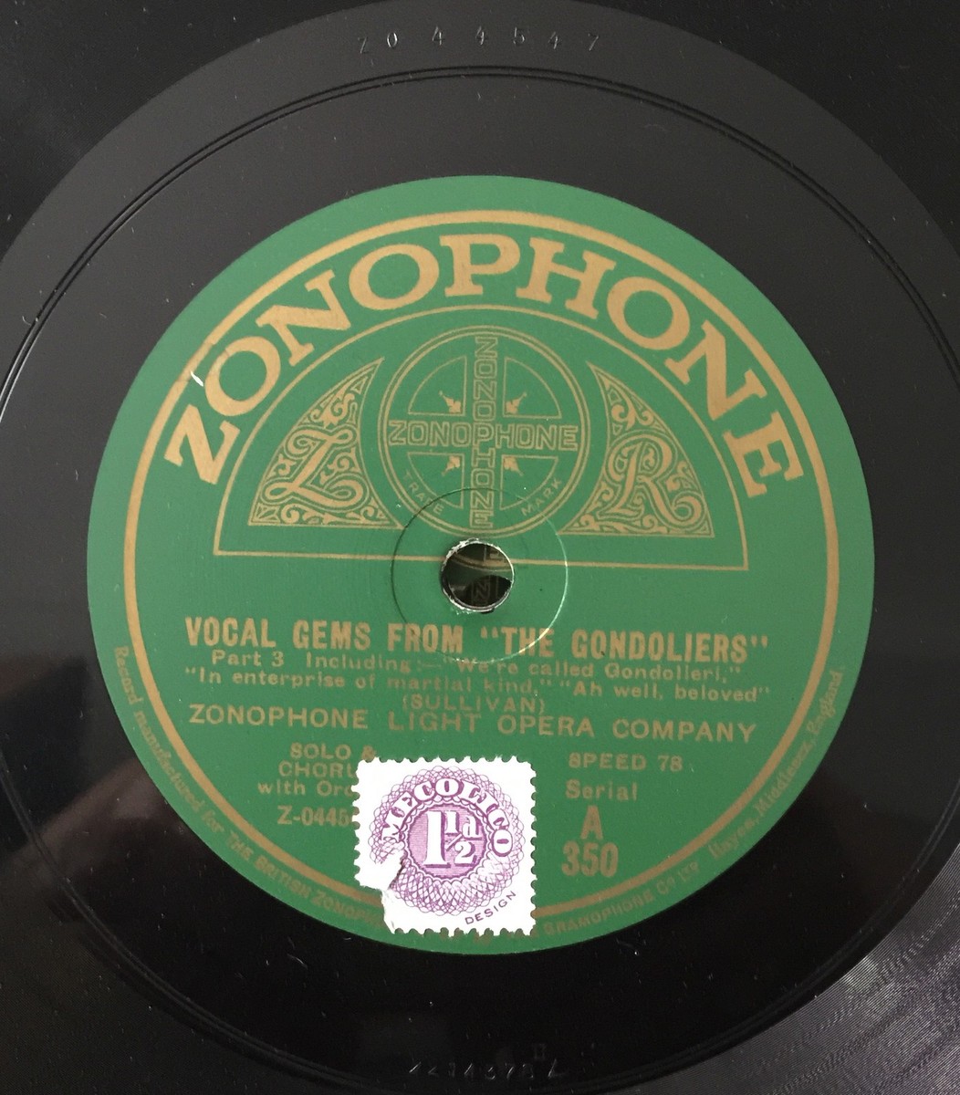 grobe interpreten オペラ RARE 78RPM 12