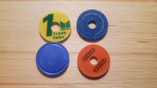 Einkaufswagen Chips - EKW - Korbchip - 4x Verschiedene Plastik Set - Chip (37)
