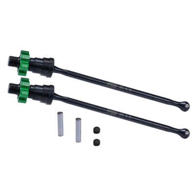 NEW GPM 4140 Medium Carbon Steel  F Or R Driveshaft w/Alum Hex Green : X-Maxx
