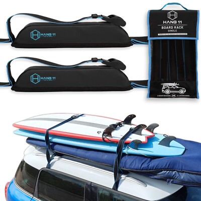 Hang 11 Surfboard Roof Rack, Premium Surfboard Car Rack, Carries up to 3 boards