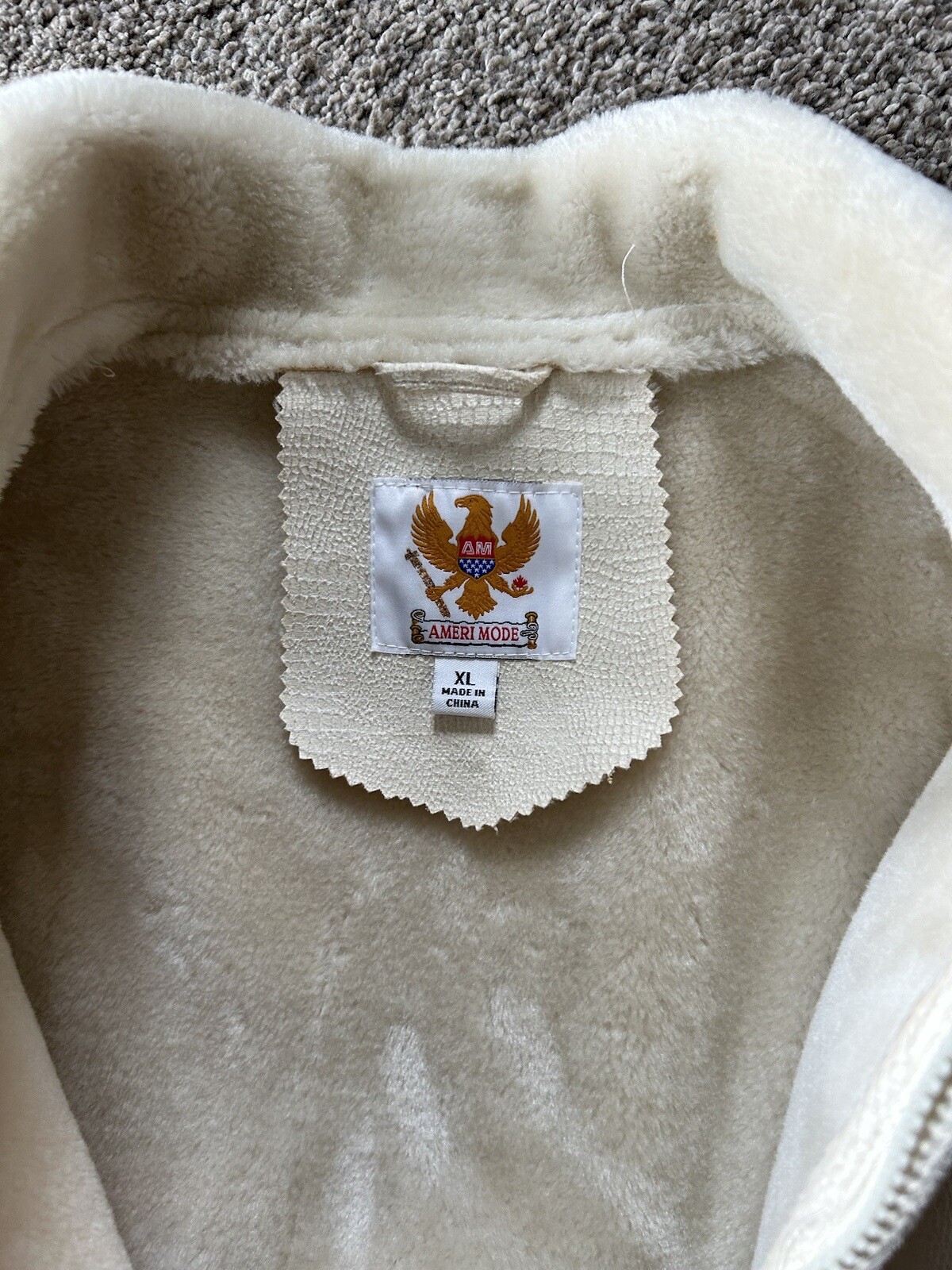 Ameri Mode Womens Jacket Size XL Ivory/Cream/Beig… - image 9