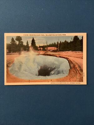 16049 - Morning Glory Pool, Yellowstone National Park Old Postcard