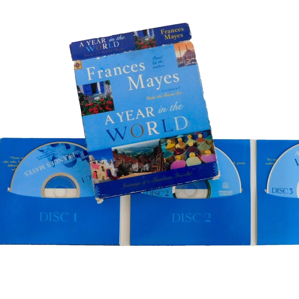 A Year in the World: Journeys Passionate Traveller Frances Mayes Audiobook CD - Image 3 of 4