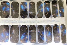 Color Nail Polish Strips, 16ct. Space X. Read Description Below