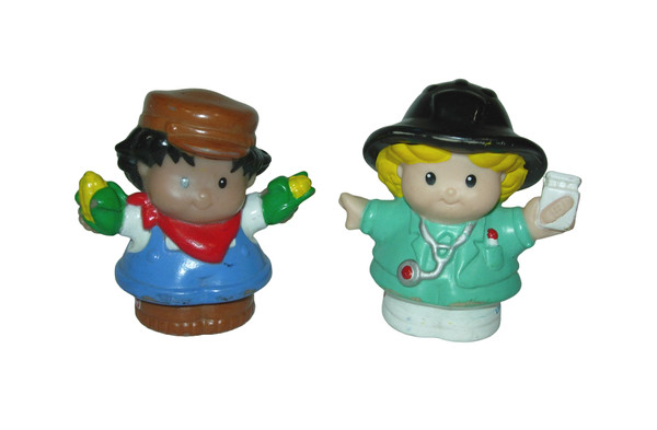 Lote de figuras Fisher-Price Mattel 2001 Oficios