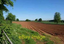 Photo 6x4 Field near Winford Manor Kingdown A neatly-furrowed field and i c2010