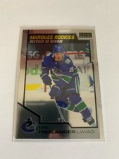 Nils Hoglander 194 Marquee Rookies 20/21 vancouver Canucks