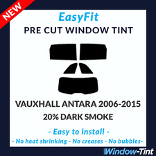 Easyfit Static Vor Cut Fenster Getönt für Opel Antara 2006-2015 - 20% Dark Heck