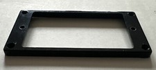 HUMBUCKER PICKUP RING SET FLAT BOTTOM SLANTED IN BLACK