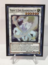 DAMA-EN083 NIGHT'S END ADMINISTRATOR SUPER RARE 1ST EDITION YuGiOh CARD