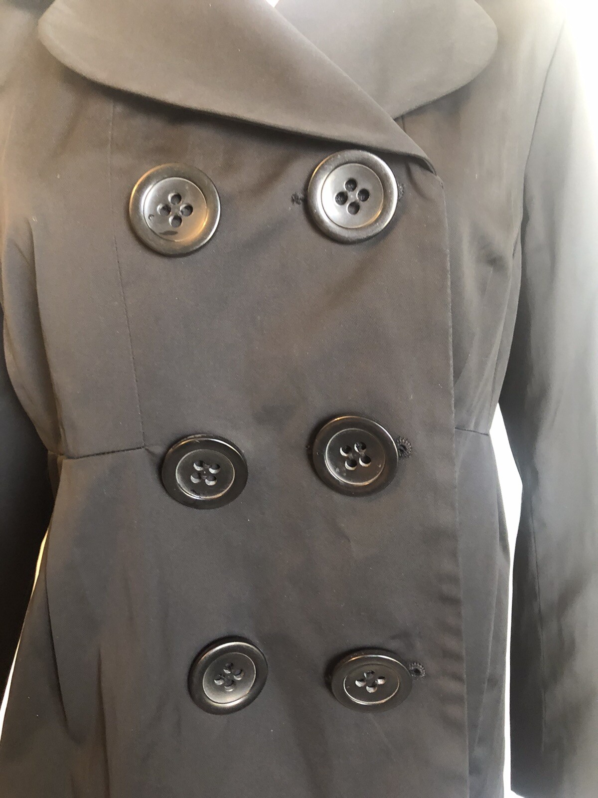 Express Jacket Coat Black Leopard Lining Women's … - image 5