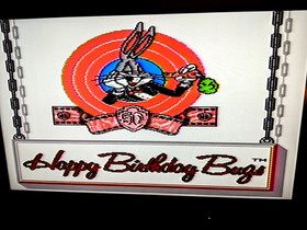 The Bugs Bunny Birthday Blowout (NES, 1990) Original Game & Sleeve. Tested