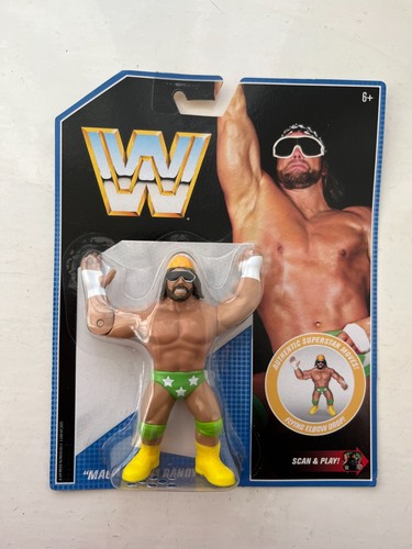 BNIB WWE MATTEL RETRO SERIES 9 RANDY SAVAGE MACHO ...