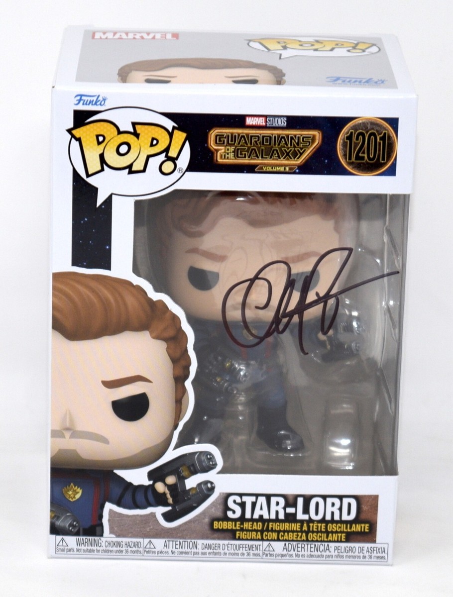 クリス・プラット　直筆サイン入りFunko Pop Chris Pratt Signed Funko Pop Star-Lord Guardians of The Galaxy