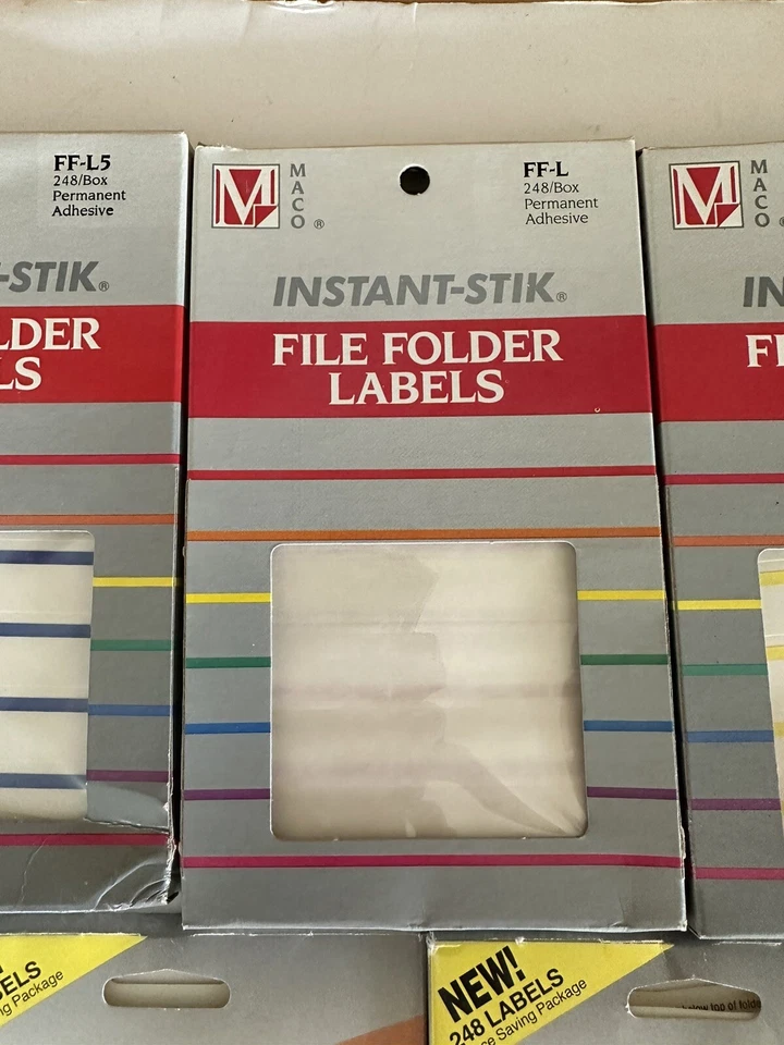 批量 5 包 文件夹标签 (2x 3m post it hanging and 3x instant sticks ) — 第 4/4 张图片