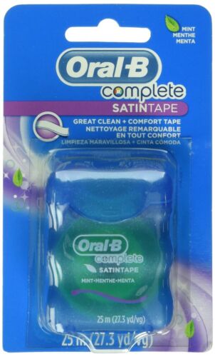 Oral B Floss Tape Satin Mint 27yd - Photo 1 sur 1