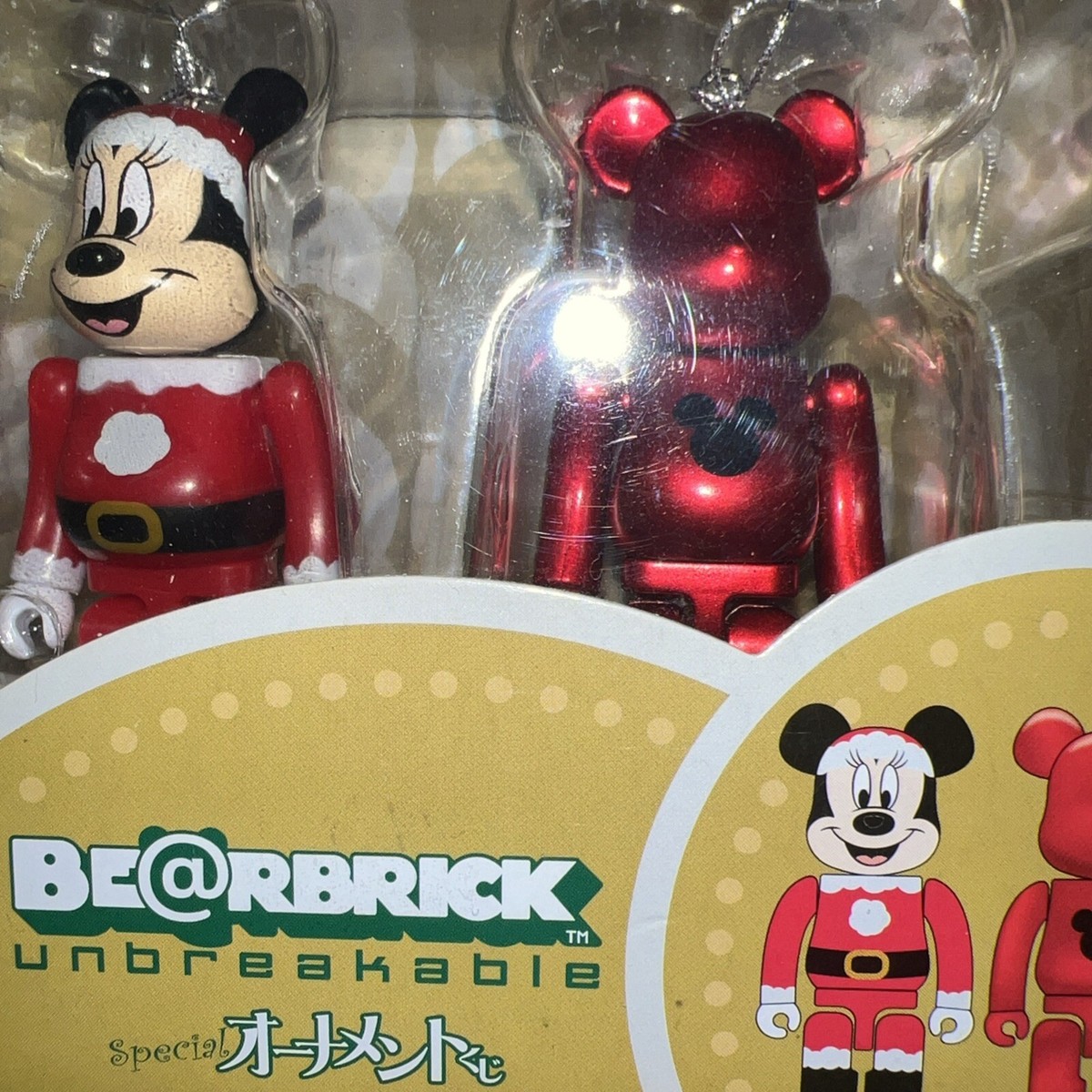 Be@rbrick ???Happy Lottery Disney Christmas Party 2 Pack Set 