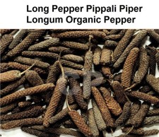 Long Pepper Pippali Piper Longum Pepper Organic Indian Herbs 100gm 3.5 OZ .