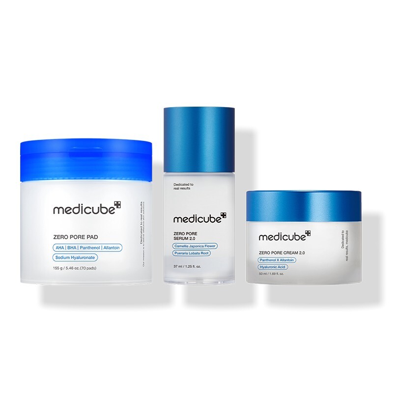 ゆーさんMedical Proof 「THE LINE」　クリーム✖️2 MEDICUBE Zero Line 2.0 Triple Set Pad & Serum & Cream Pore