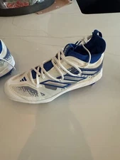 Adidas Adizero Afterburner Blue & White Baseball Cleats Men's 10.5 NWT - IF9943