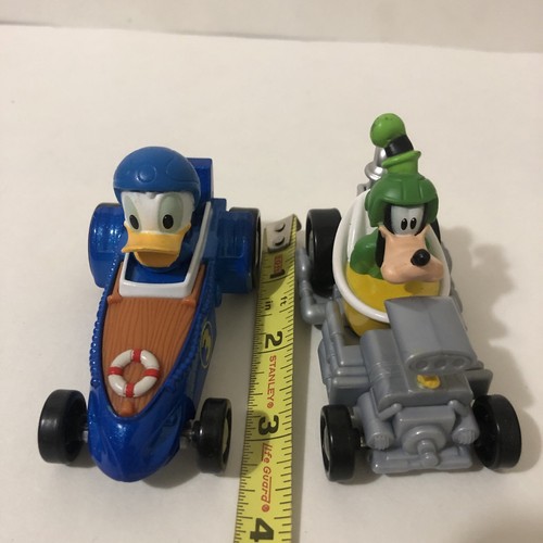 2016 Disney Mickey Roadster Racers Die Cast Donald Duck Goofy Toy Car Lot Of 2 - Picture 6 of 8