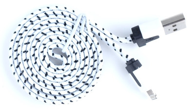 Braided FLAT 3ft/6ft/10ft Micro USB Charger Cable Cord for Android Phone Lot