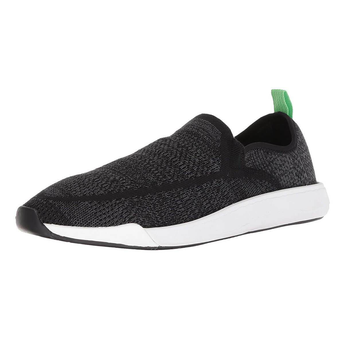 Sanuk 1091090 Men's Chiba Quest Black Knit Slip-On, 8M Size