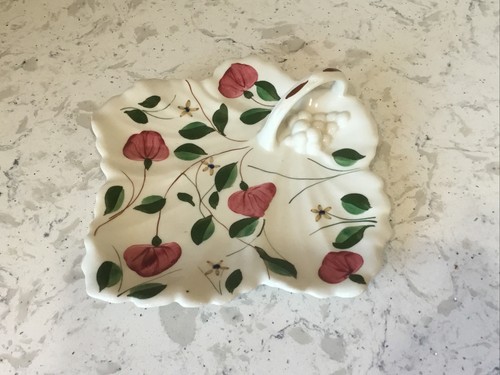 Blue Ridge Southern Potteries Nappy / Server Hand Painted Floral 10.5” - Picture 2 of 10