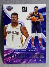 2021-22 DONRUSS, COMPLETE PLAYERS #15, ZION WILLIAMSON, NEW ORLEANS PELICANS