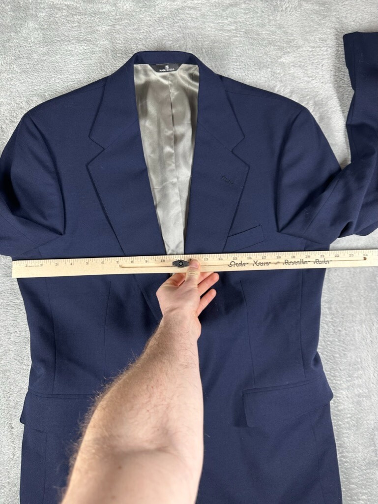 Polo University Club Ralph Lauren Jacket Mens 43R Virgin Wool