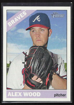 2015 Topps Heritage #334 Alex Wood Atlanta Braves Card | eBay