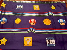 Super Mario Brothers Kids Twin Flat Bed Mattress Sheet
