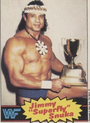 1985 Topps WWF - Jimmy Snuka #6 (RC) C005641 | eBay