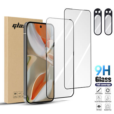 4X For Google Pixel 9 Pro XL/9 Pro/9 Tempered Glass Screen Camera Lens Protector