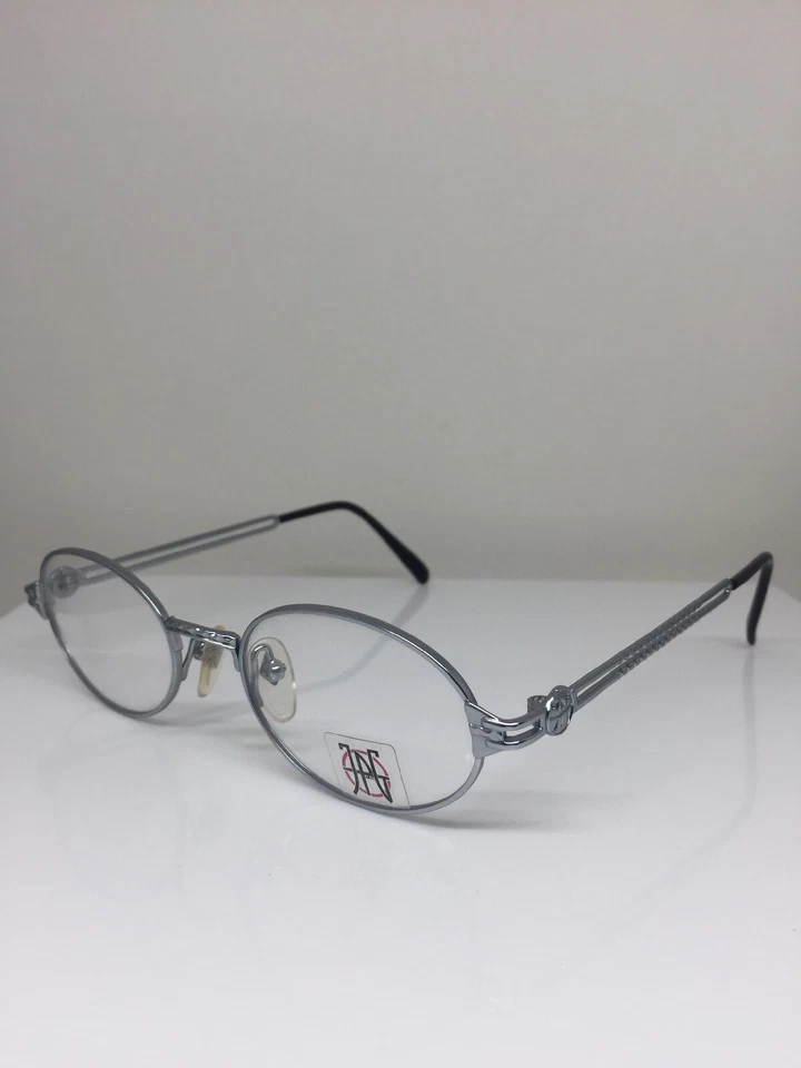 Nuevas gafas vintage Jean Paul Gaultier JPG 57-6103 C. plateadas 48 mm hechas en Japón Foto 2 de 4