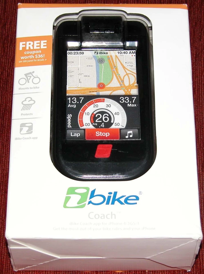 IBIKE COACH CYCLING COMPUTER APP FOR IPHONE 3G / 3GS / 4 - Image 2 of 2