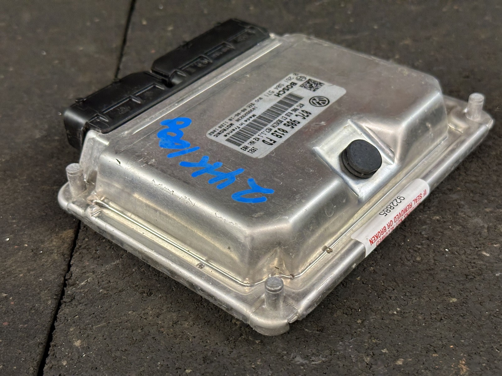 03-10 BENTLEY CONTINENTAL ENGINE MOTOR CONTROL MODULE COMPUTER ECM ECU 07C906018