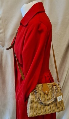 kleine Handtasche Stroh Boho chic Sommer