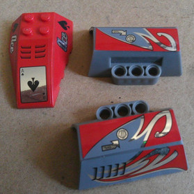 LEGO RACERS Red Ace Set #8493 Original Pieces 100% Complete NO BOX!!