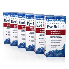 Bausch Lomb Advanced Eye Relief Max Redness Reliever Eye Drops 0.5oz 6-Pack