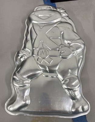 VTG Wilton Cake Pan 1989 Michaelangelo Teenage Mutant Ninja Turtles  2105-3075