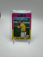 1975 Topps Mini Dick Green #91 0m2c